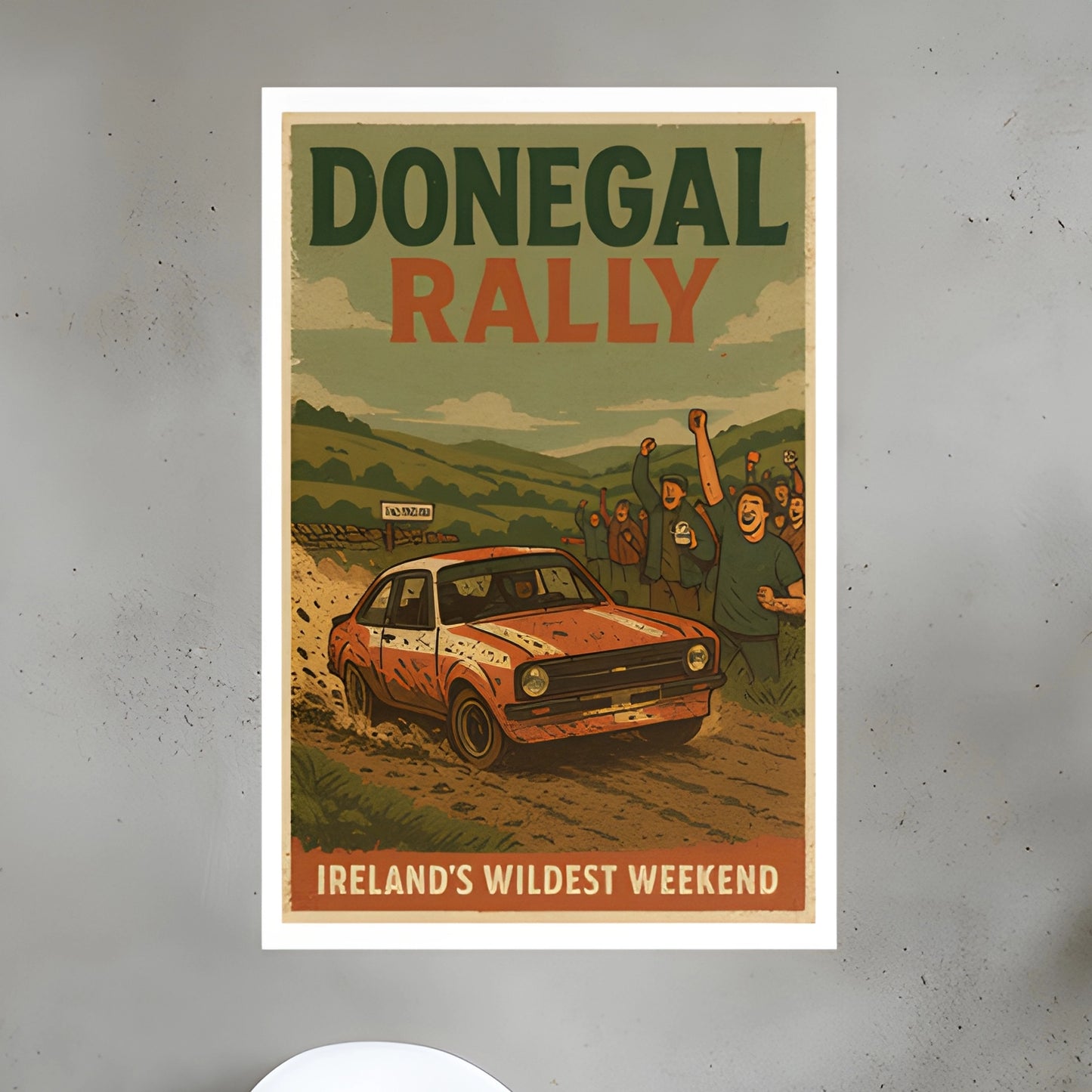 Donegal Rally Poster – Ireland’s Wildest Weekend Motorsport Print